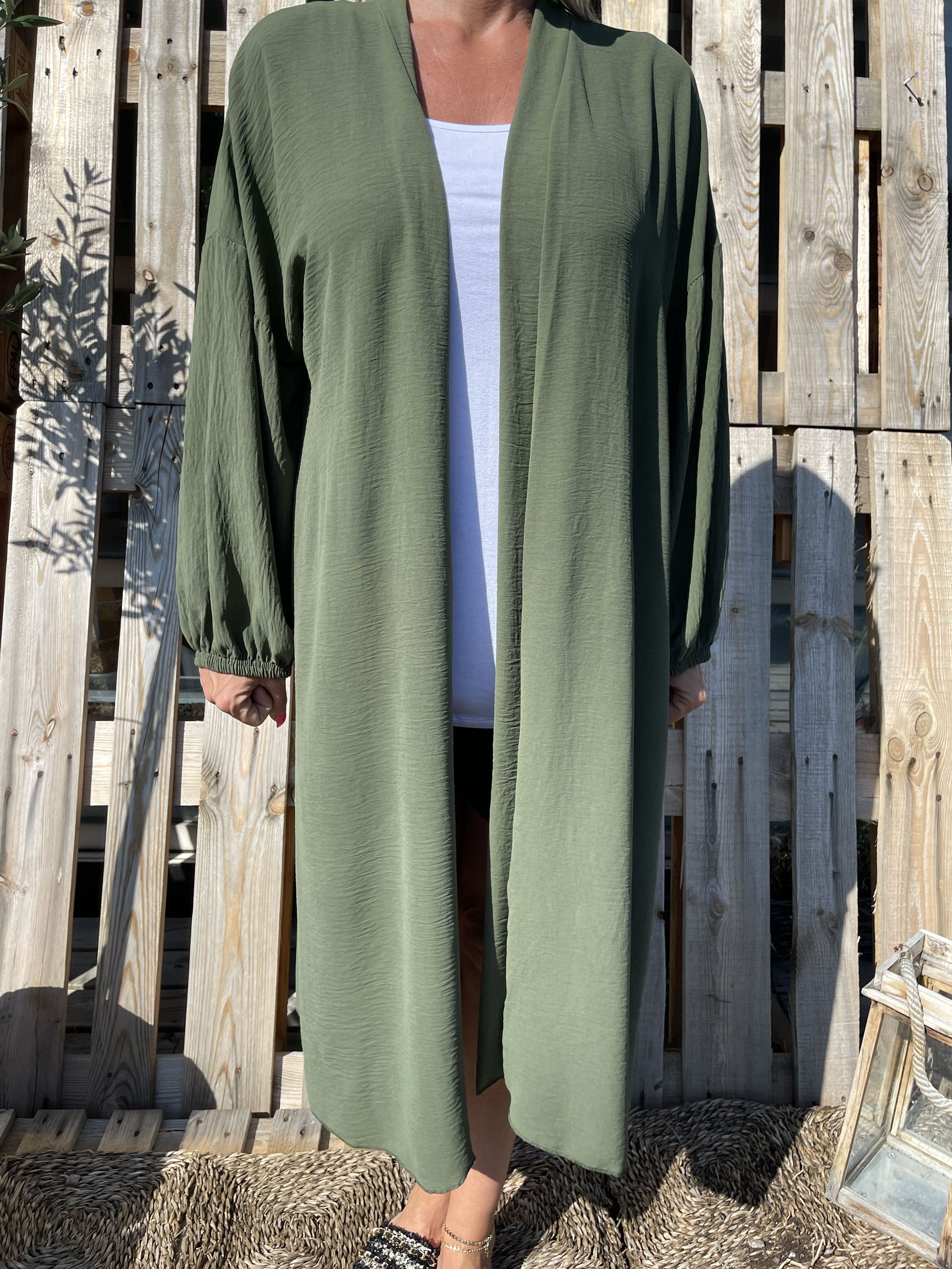 Ellen - Lätt kofta med ballongärmar